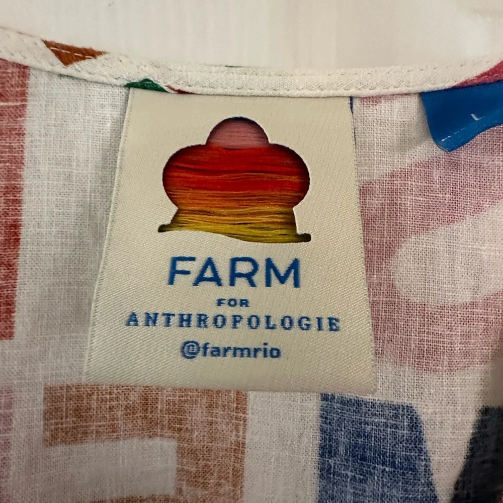 SUPERFANTASTICAMENTE! FARM Rio Romper Size Large Like New - Picture 5 of 6